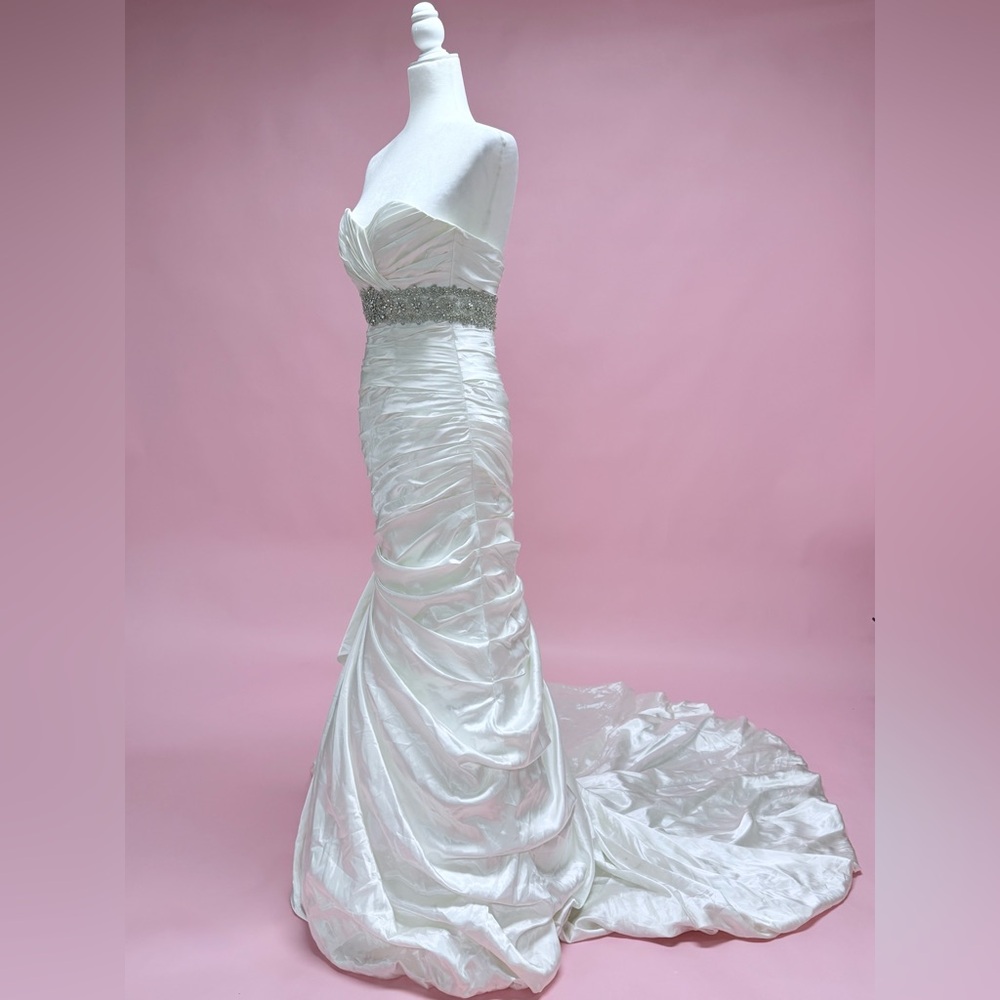 Sottero and Midgley Couture Ivory Strapless Gown - Picture 6 of 16